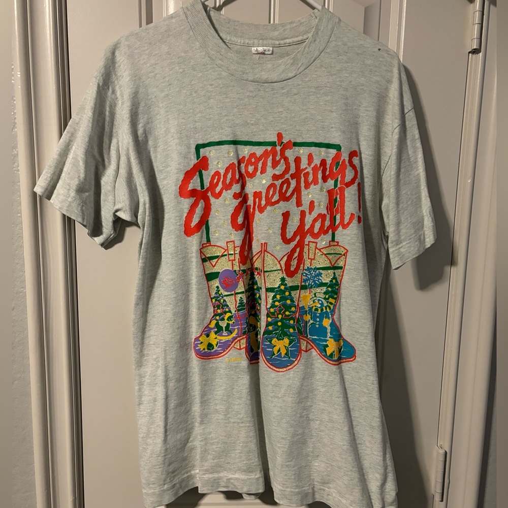 Vintage southern Christmas tee